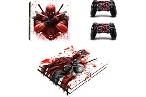 Vanknight Vinyl Decal Skin Stickers DP Cover for PS4 Pro Console Controllers Super Hero