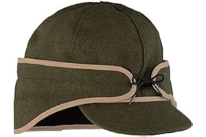 Stormy Kromer Rancher Cap - Brimmed Winter Hat, Outdoor Cap with Fleece Ear Flaps