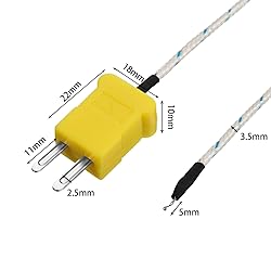 10 Pieces 3 Meters K Type Mini-Connector