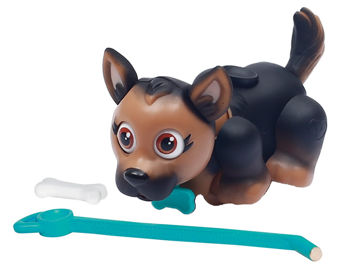 Giochi Preziosi Pet Parade Cucciolo di Cane Razza German Shepherd con Osso e Guinzaglio Marrone Nero Amazon Giochi e giocattoli