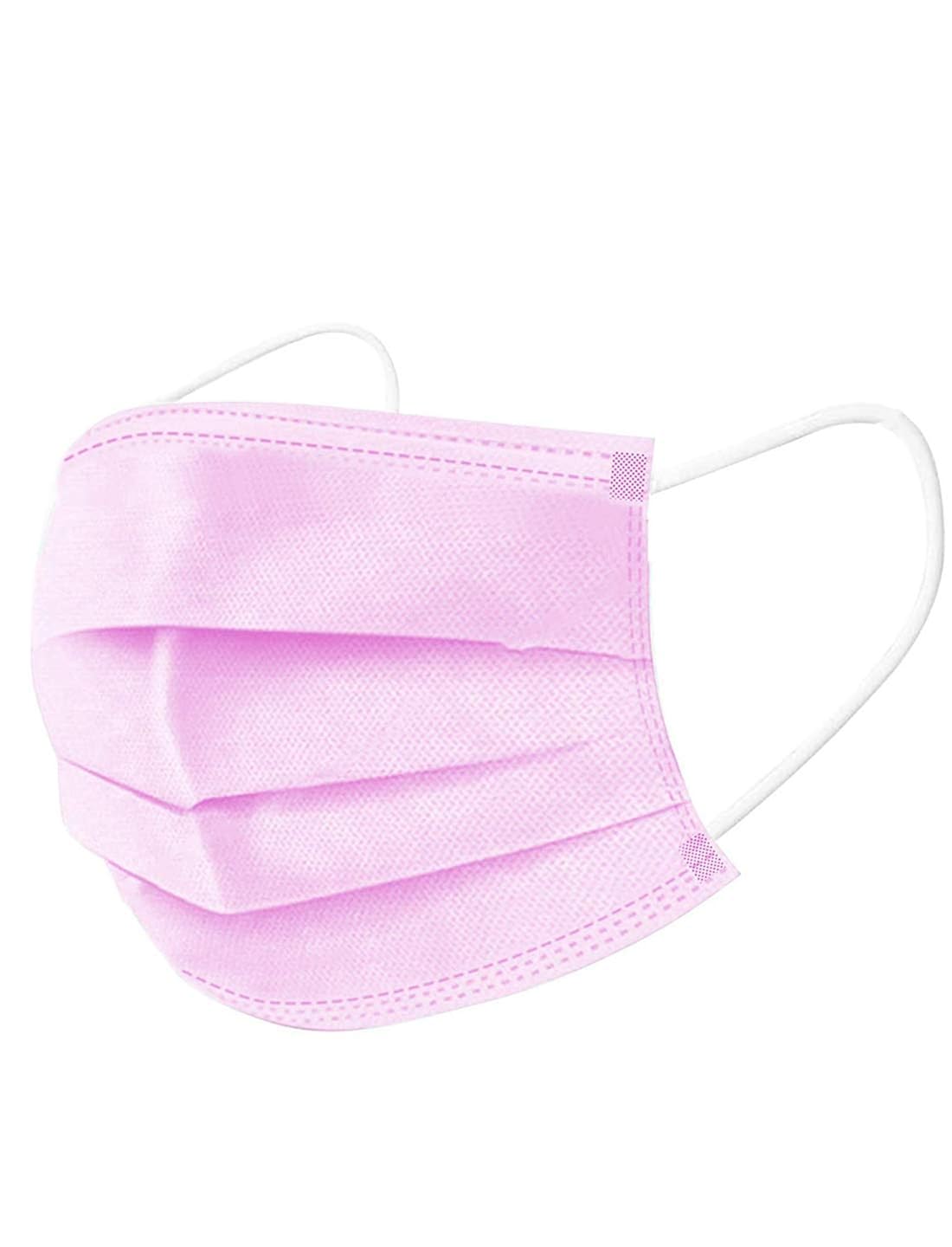 RSM 3Ply Pack of 100 Disposable Surgical Face Mask With Nosepin (Color