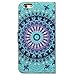 Bcov Case for iPhone 6s/iPhone 6, Bcov Green Mandala Design Card Slot Wallet Leather Cover Case for iPhone 6 6S