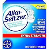 Alka-Seltzer-Extra Strength Tablets, Extra-Strength Antacid & Pain Relief, Original (24 Tablets)