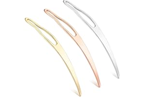 TEAAHA Interlocking Tool Set for Locs, Hair Repair and Tightening - 3 PCS Sisterlock Retightening Accessories (Gold, Silver, Rose Gold)