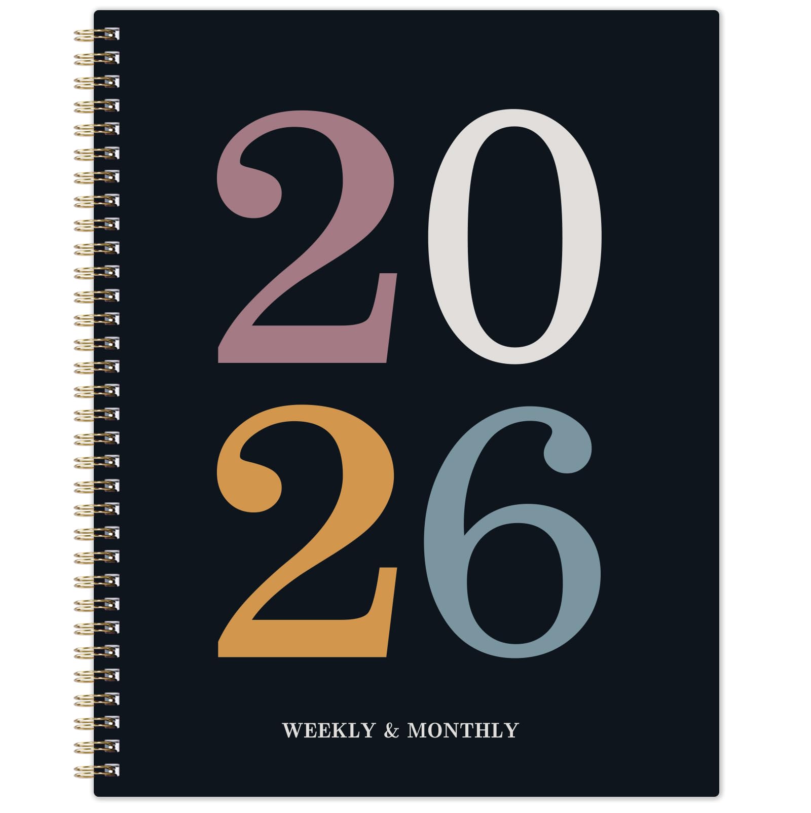 Photo 1 of 2026 Planner - Planner 2026 Weekly and Monthly, Jan. 2026 – Dec. 2026, 8.5" x 11", 2026 Weekly and Monthly Planner with 12 Tabs,Thick Paper, Twin-Wire Binding, Back Pocket