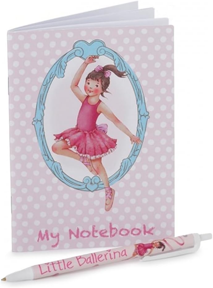 Little Ballerina Ballet Notebook and Pen Set Pink