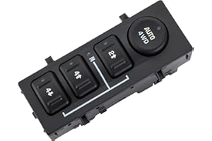 ZAPOSTS 4x4 4WD Wheel Drive Button,Fits for 2003-2007 Chevrolet Silverado, Chevy Suburban,Tahoe, Avalanche,Fits for GMC Yukon, Sierra.Transfer Case Switch, Replaces OE 15164520, 15136039, 19259313