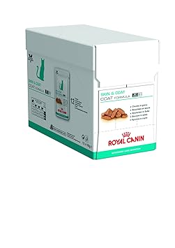 Royal Canin Chunks In Gravy Skin and Coat Formula Feline Wet Pouches (100gm) -Pack of 12