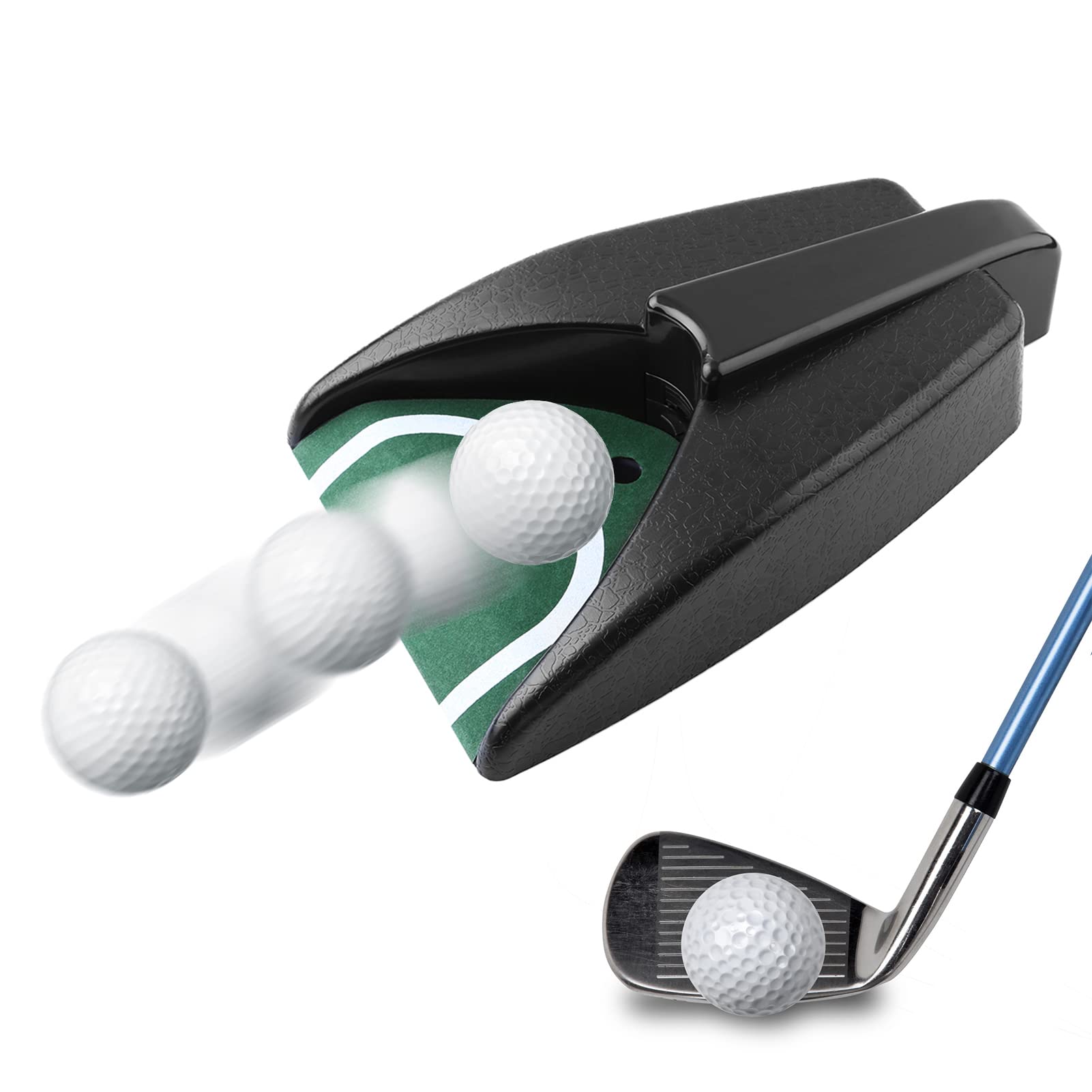 Cocoarm Automatic Golf Putting Practice Machine, Indoor Ball Return System, Training Aid for Putting Cup