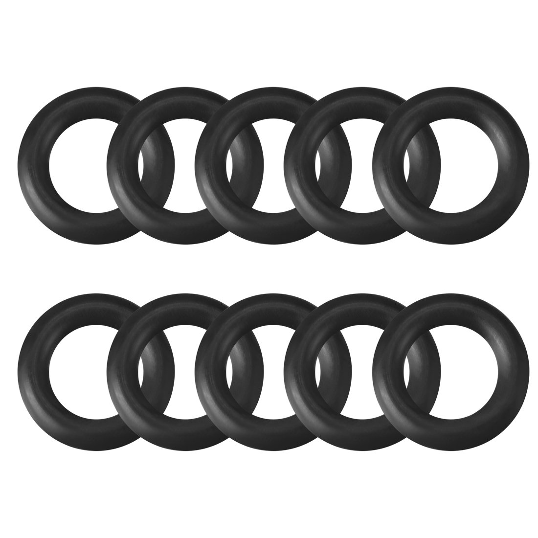 sourcing map Nitrile Rubber O-Rings 8.6mm OD 5mm ID 1.8mm Width, Metric Sealing Gasket, Pack of 10