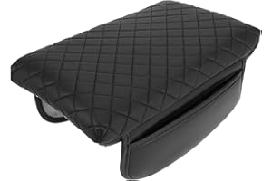 RATCHROLL Center Console Cover for Jeep Wrangler JL/JLU Gladiator JT 2020-2025 Nappa Leather Console Armrest Cover for Jeep W