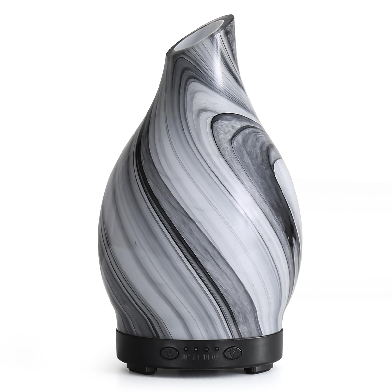 Photo 1 of Essential Oil Diffuser Aromatherapy Diffuser 120ml Cool Mist Aroma Diffuser with 7 Colors Changing Light, Timer and Auto-Off Function (Grey Swirl)