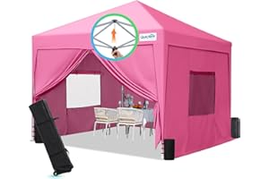 Quictent Privacy 10x10 Pop up Canopy Tent with Sidewalls and Roll-up Ventilated Windows, One Person Setup, Easy Outdoor Commercial Gazebo Shelter Enclosed Waterproof, Bonus 4 Sandbags