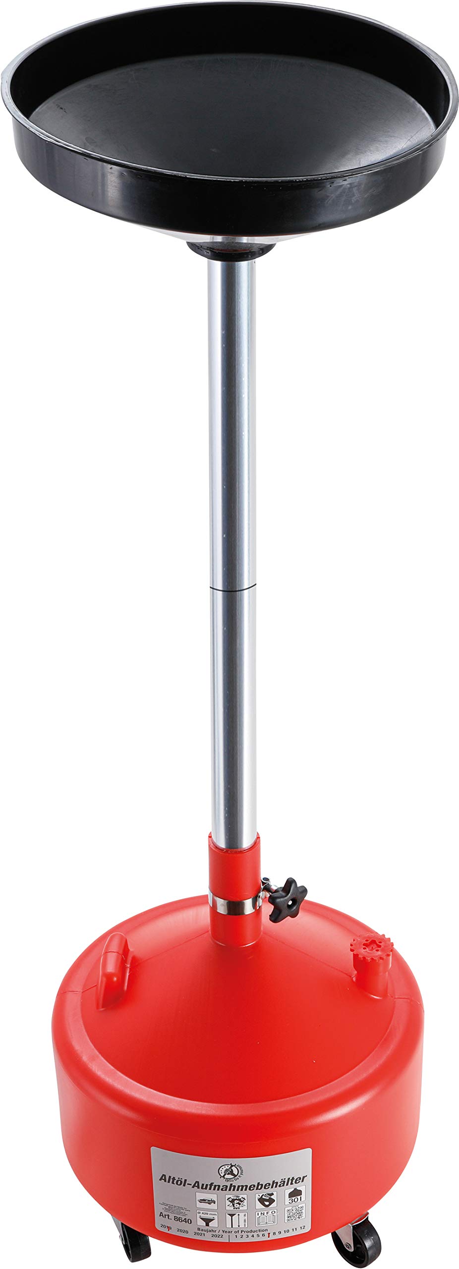 BGS Diy 8640 | Waste Oil Drain Receiver | 30 l