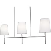 AFX Rose 36'' 3-Light Linear Pendant - Candelabra Base - Satin Nickel
