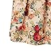Taydey Women Midi 50's Vintage Swing Skirt Size M Golden Flower