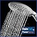 Waterpik Flexible Arm Rainfall FlexNeck Shower Head with 7.5 Inch Large Shower Face, Adjustable Height with Easy DIY Installation, 2.5 GPM White, CF-201