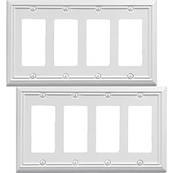 OKAWYC Quadruple Decorator Light Switch Cover Adler