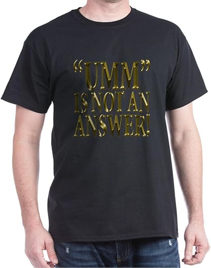 CafePress - UMM. - 100% Cotton T-Shirt: Amazon.co.uk: Clothing