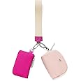 Mum's memory Mini Zip Around Wristlet Wallet for Women Dual Pouch Wristlet Portable keychain wallet Coin Purse Mini Women Coin Pocket