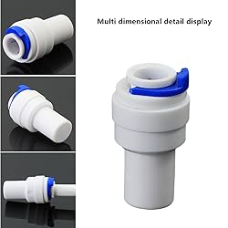 1/4" PE Hose Cap with OD Push-In Quick-Connect Seal