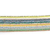 Zotoone 10 Strands Spinel Beads Artificial Faceted Small Round Loose Beads 2mm 15 inch for Jewelry Making Charms Necklace Bracelet