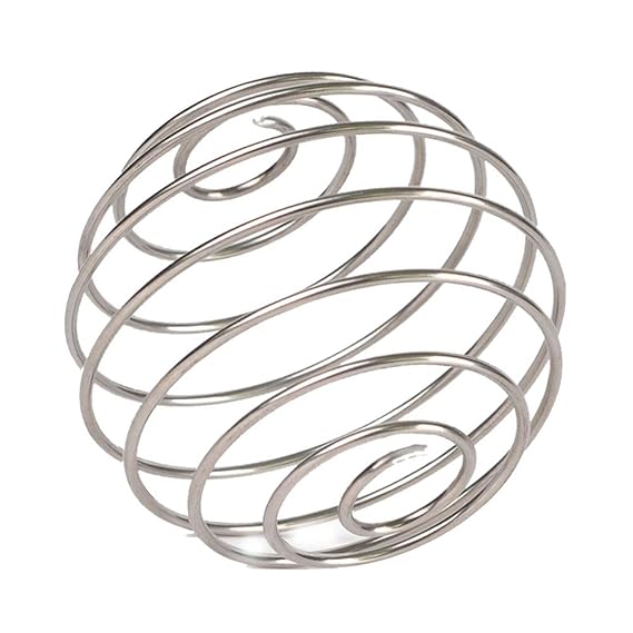 Ogquaton 2 Stücke Edelstahl Mischen Ball Milchshake Blender Bälle Draht Mixer Protein Mixer Shaker Flasche Tasse Schneebesen