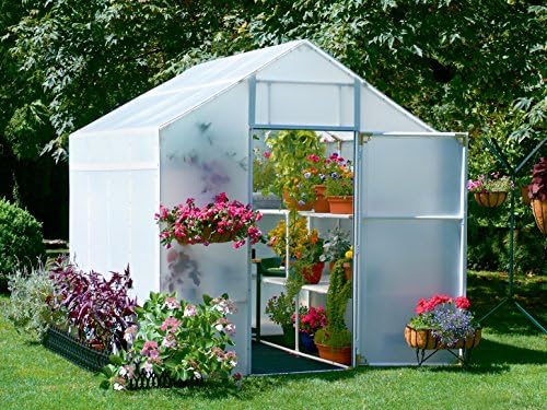 Solexx Garden Master Greenhouse 5MM Deluxe 8'x8'x8'9"