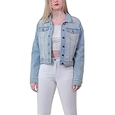JOUJOU womens Lightweight Denim Jacket, Comfortable & Designer Coat