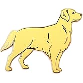Pinsanity Golden Retriever Dog Enamel Lapel Pin