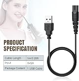 Lenink USB Charger Cable for Pecham/Coslus Water Flosser 1m/3.28ft view 7
