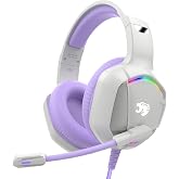 IMYB A36 Gaming Headset with Mic Stereo Headphones for Pc, PS5, Xbox | RGB Wired Over-Ear Noise Cancelling for Xbox Series X/S, PS4, Nintendo Switch, Computer, Laptop, Mac