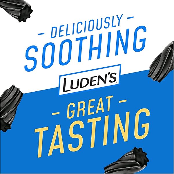 LUDEN’S SORE THROAT RELIEF LOZENGES FOR MINOR EVERYDAY IRRITATION & DRY MOUTH, HONEY LICORICE FLAVORED DROPS, 30 COUNT