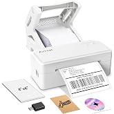 Arrvel Bluetooth Thermal Label Printer w/ Stand, 4x6 Shipping Label Printer | Wireless Label Printer for Small Business, Supports iPhone Android Windows &amp; Mac, Works with Amazon USPS Etsy Shopify, White