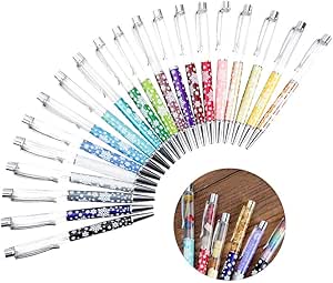Amazon.com : 20 PACK Colorful Empty Tube Floating DIY Pens ...