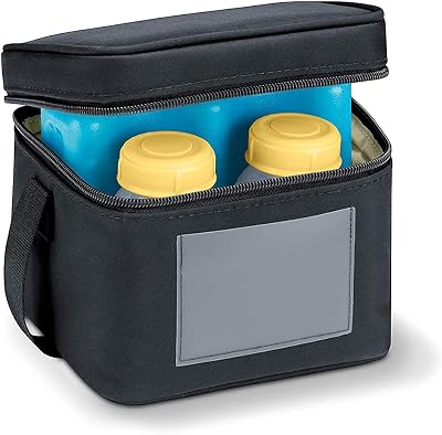Medela Cooler Bag with 4 x 150 ml BPA-Free Bottles Set for Expressing & Storing
