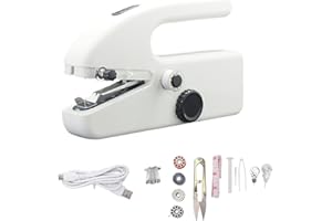 Handheld Sewing Machine,Portable Sewing Machine for Beginners,Electric Mini Sewing Machines DIY,Clothes,Home and Travel