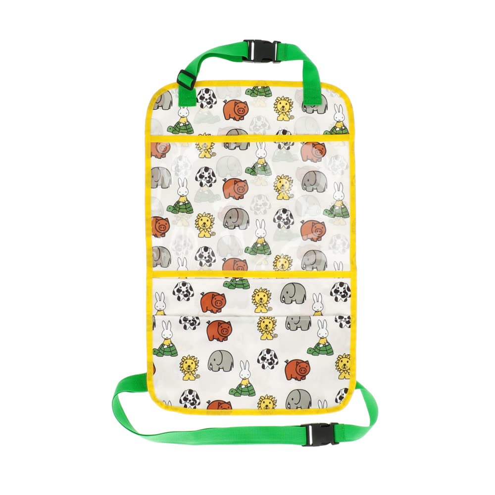 ニコット【ミッフィー(miffy×Nicott)】LIC-MF0003 mfバックシート キックガード/ミッフィーアニマル オフ白商品画像