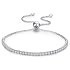 Bracciale Tennis Unisex Zirconi Trasparenti | Saga Gioielli