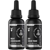 The Beard Struggle Tonic + Elixir Beard Oil Bundle - Silver Collection - Grooming Beard Oil - Softens, Moisturizers, and Strengthens Beard Growth - Pack of 2, Viking Storm
