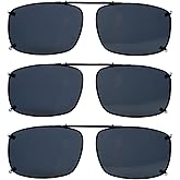 Eyekepper Large Clip On Sunglasses Polarized Lens