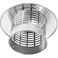 KICHOUSE Chimney Rain Cap Roof Vent Cover Weatherproof Protector for Ducting and Smoke Tubes Outdoor Chimney Flue Cowl Rainproof Cover Fits Pipes