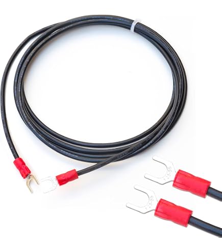 Cordon De Terre Silicone OFC 1,8 M Pour Platine Vinyle – Élimine Le Hum Et Les Bruits De Fond Sur Technics SL-1200 Et Modèles Similaires