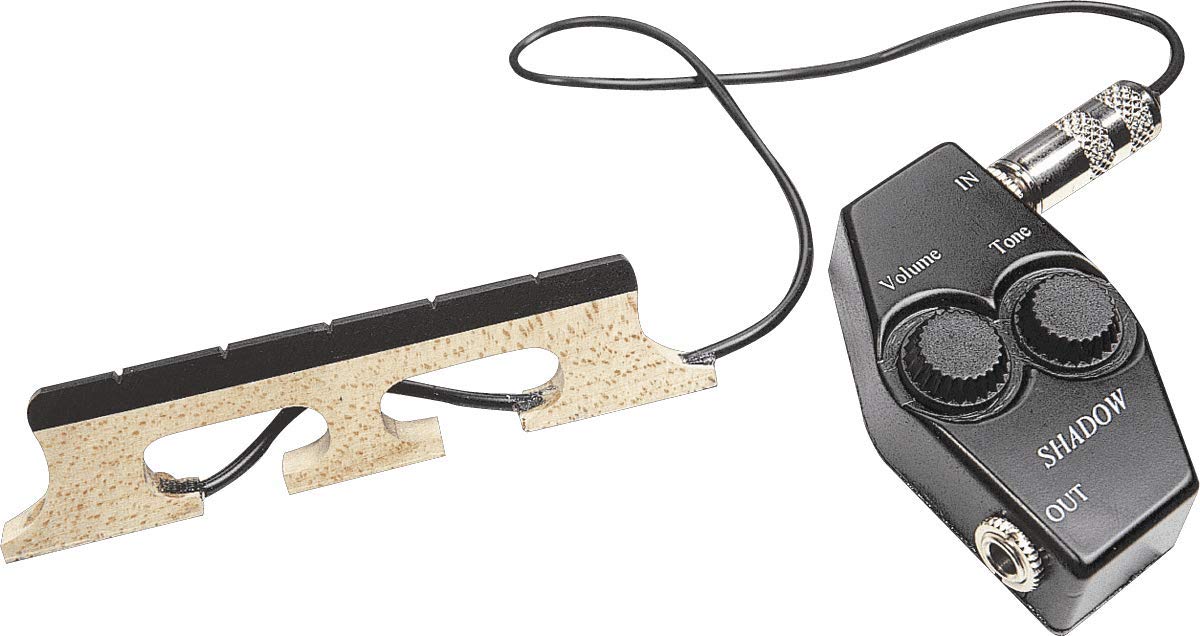 Shadow Pickup/Bridge for 5 String Banjo with Volume and Tone Control