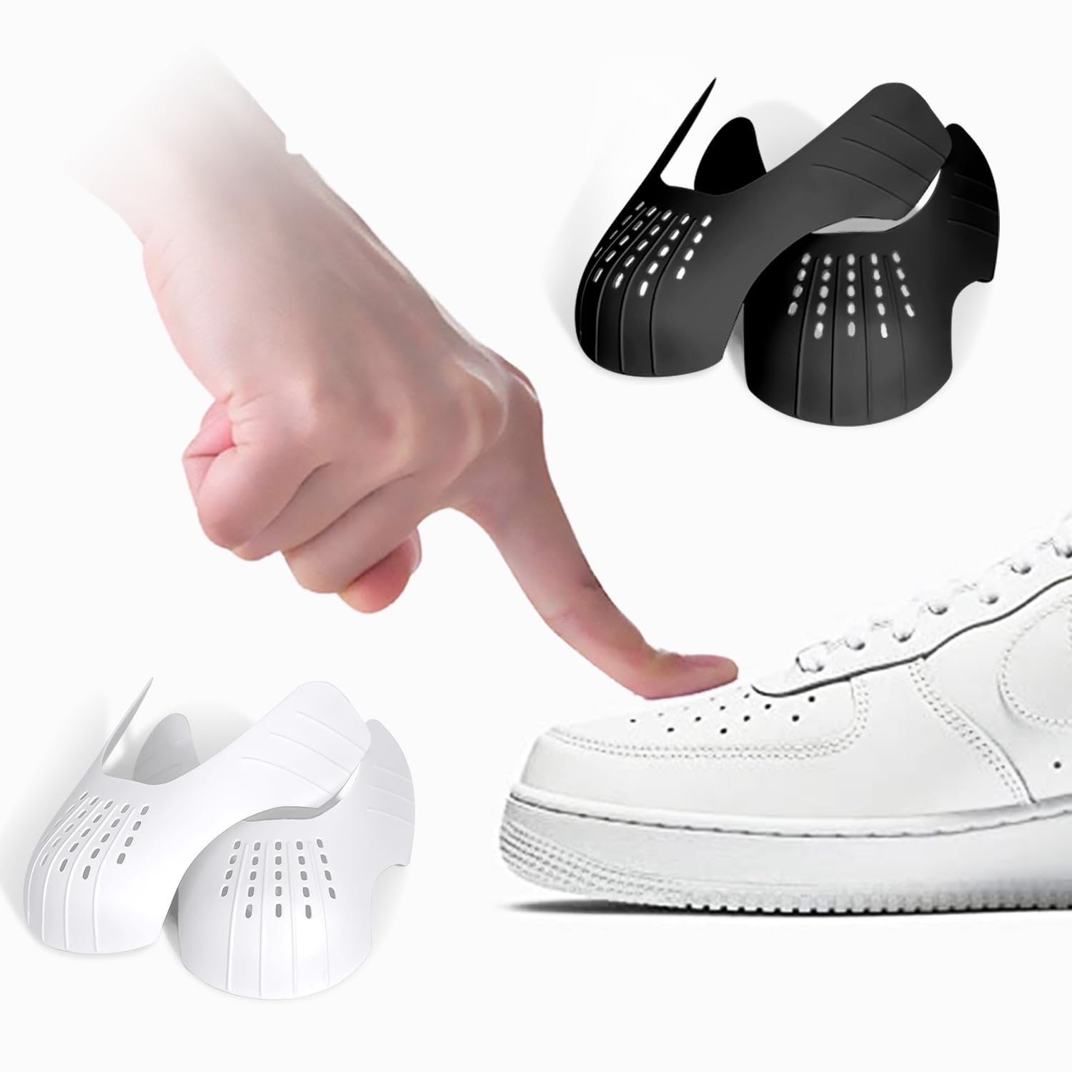 GORYGOLD Crease Protector for Sneaker Shoes, Anti-Creases Shoe Guard for Jordans, Air Force 1, Size for Men Women Youth Kids