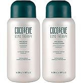 Coco & Eve Bond Therapy Pro Bond Shampoo & Conditioner Set. Strengthening Bond-Building with Cutibond™ Repair Complex. Nourishes & Reduces Breakage for Chemically Treated, Damaged Hair (18.94 fl oz)