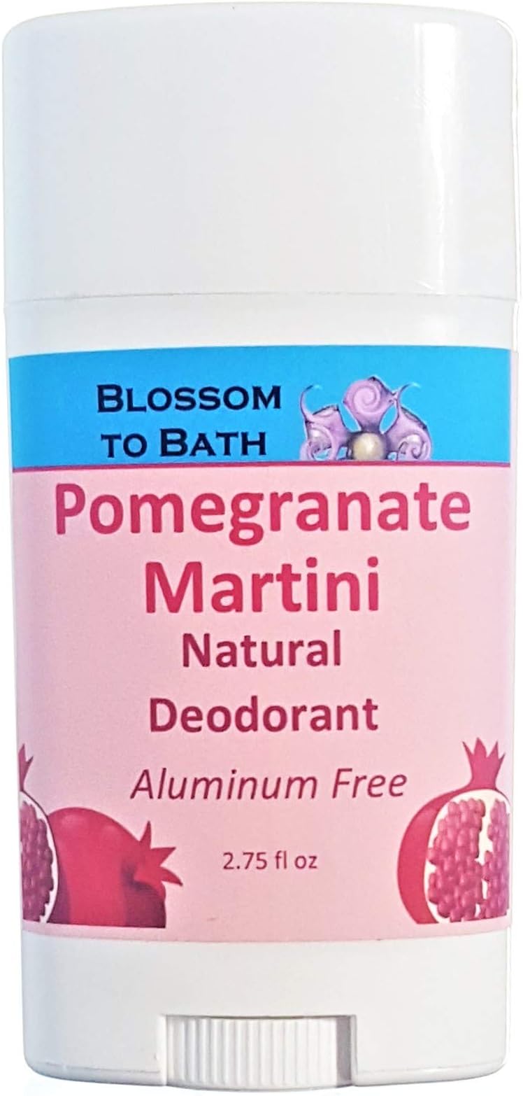 Blossom to Bath Natural Deodorant, Pomegranate Martini (2.75 ounce)