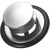 InSinkErator SilverSaver Sink Stopper, Polished Stainless Steel, STP-DS | Stainless Steel, Dual-Position Stopper for Kitchen Sink Disposal, Helps Keep Silverware Out of Disposer