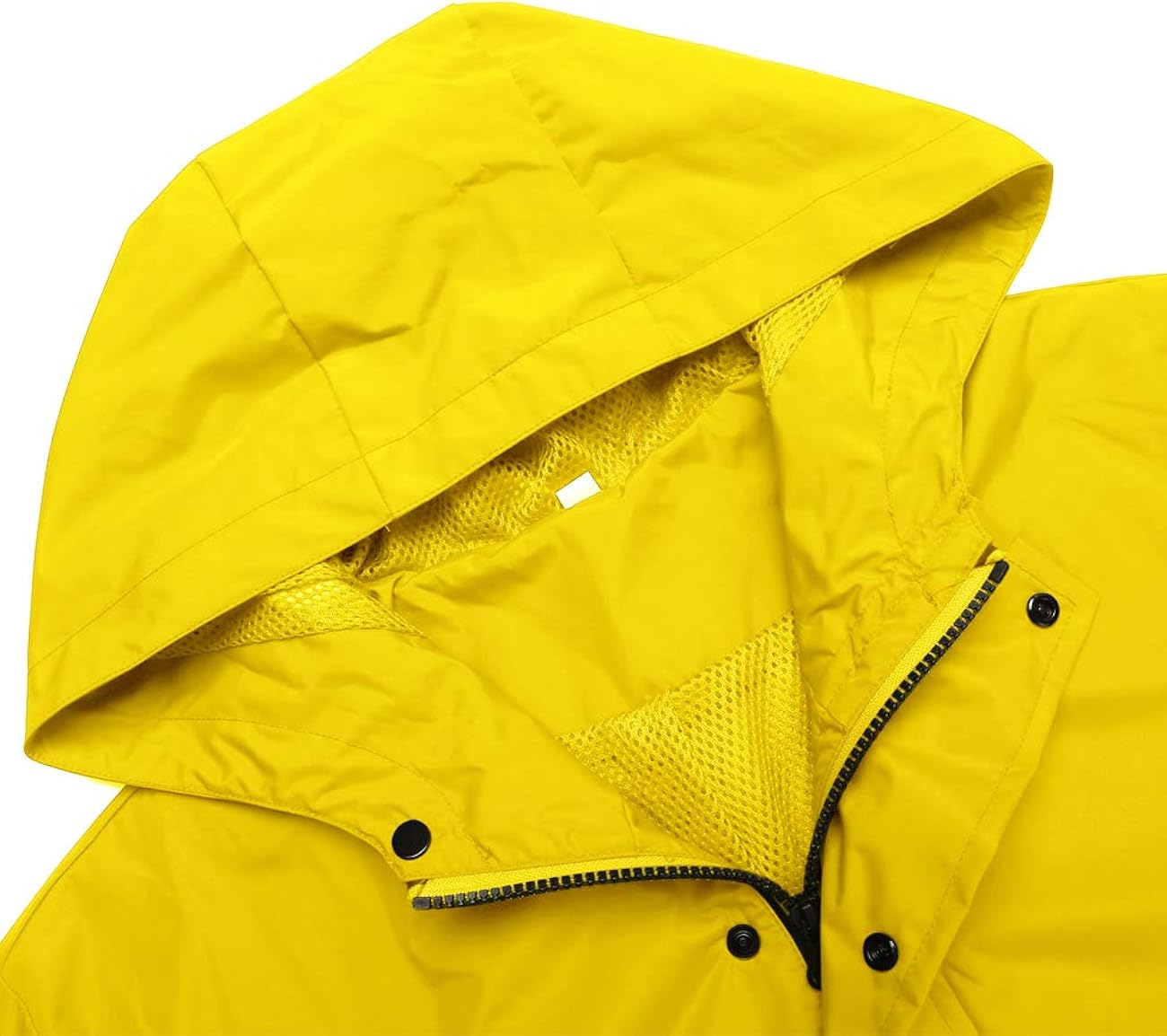 Avoogue Mens Breathable Rain Jacket Waterproof with Hood Windbreaker All Weather: Clothing