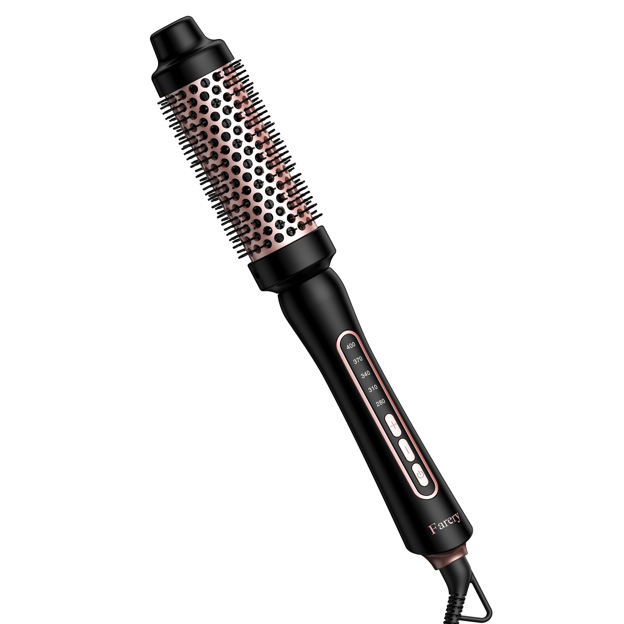 Photo 1 of FARERY Thermal Brush Creates 90's Voluminous Style, Non-Blowing Heated Round Brush, 1 1/2 Inch Hot Curling Brush with Adjustable Temp, Easier & Faster & Smoother, Dual Voltage for Travel